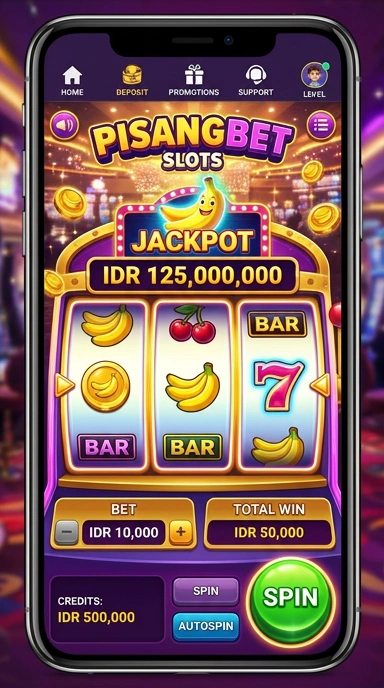 Screenshot fitur unggulan dari aplikasi pisangbet untuk kemudahan pengguna.